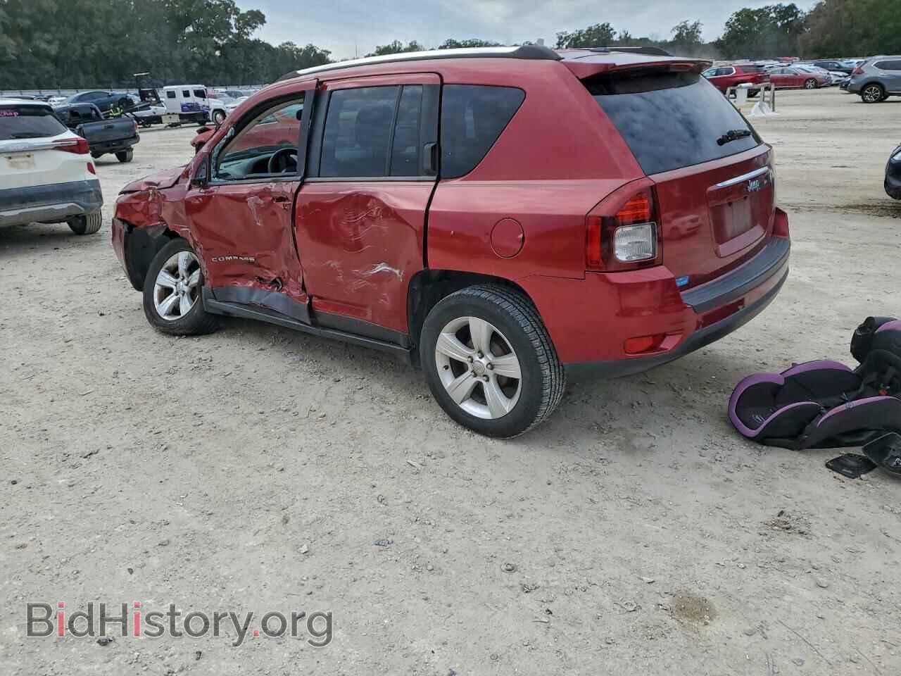 2014 JEEP COMPASS - VIN: 1C4NJCBB3ED512886 - Фото 2
