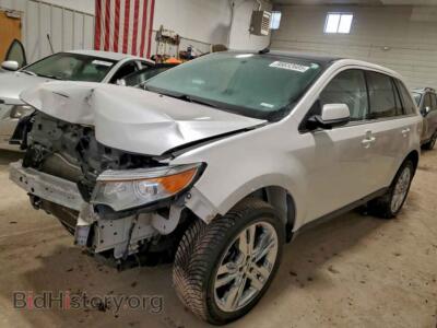 2013 Ford EDGE Limited, белый — VIN 2FMDK3KC5DBB64672, Copart