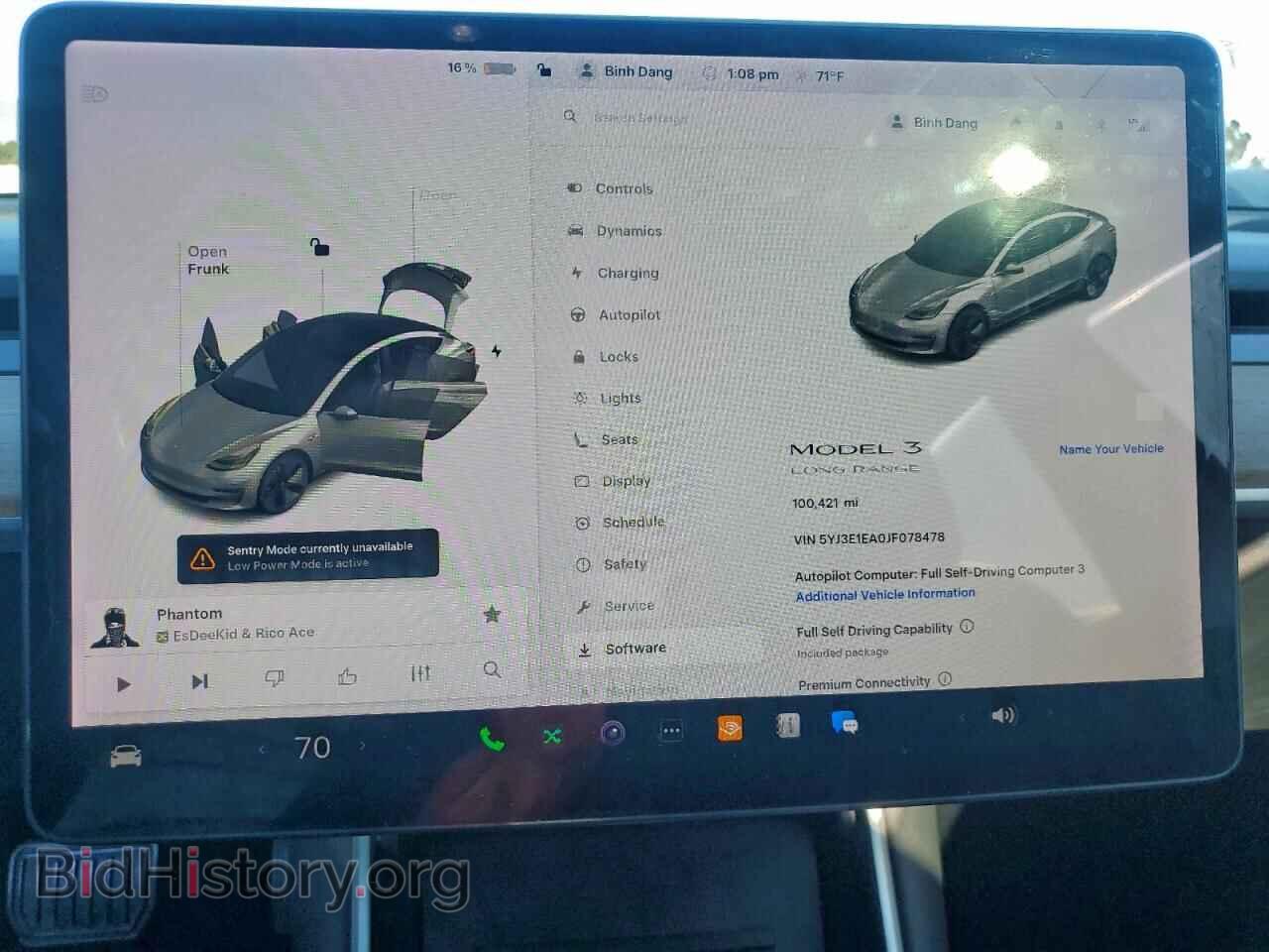 2018 TESLA MODEL 3 - VIN: 5YJ3E1EA0JF078478 - Photo 9