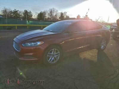 2014 Ford FUSION SE, бордовый — VIN 3FA6P0H72ER260324, Copart