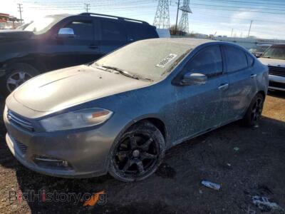 2013 Dodge DART Limited, gray — VIN 1C3CDFCH6DD323719, Copart