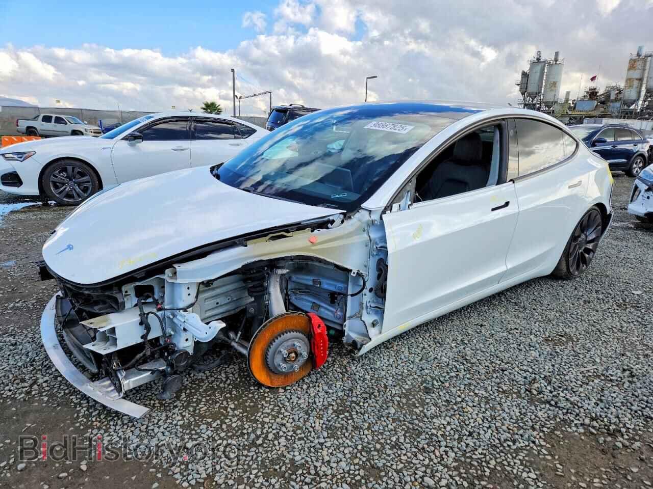 Photo 5YJ3E1EC1MF001589 - TESLA MODEL 3 2021