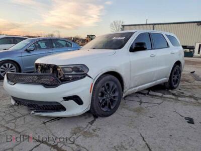 2021 Dodge DURANGO SXT, белый — VIN 1C4RDHAG3MC692829, Copart