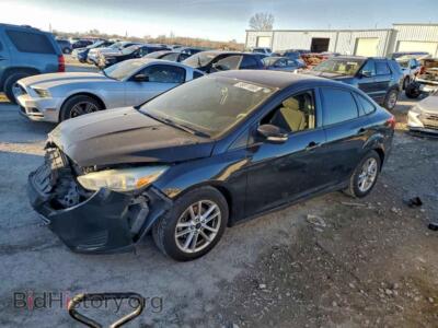 2015 Ford FOCUS SE, black — VIN 1FADP3F21FL220087, Copart