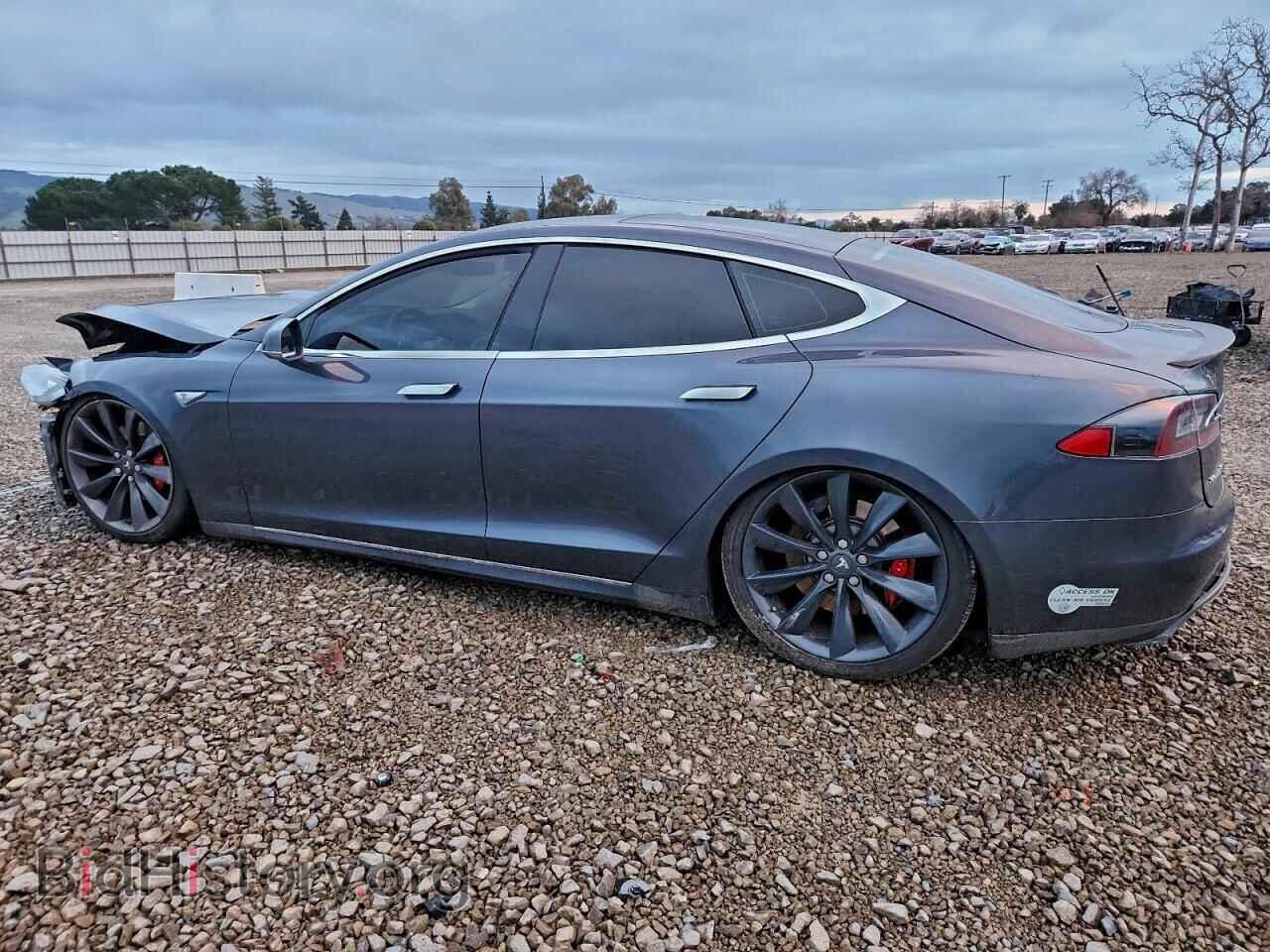 2014 TESLA MODEL S - VIN: 5YJSA1H13EFP48002 - Photo 2