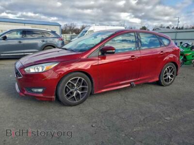 2015 Ford FOCUS SE, красный — VIN 1FADP3K20FL237971, Copart