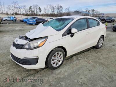 2017 Kia RIO LX, white — VIN KNADM4A34H6016357, Copart