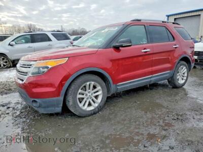 2013 Ford EXPLORER XLT, красный — VIN 1FM5K7D83DGA87295, Copart