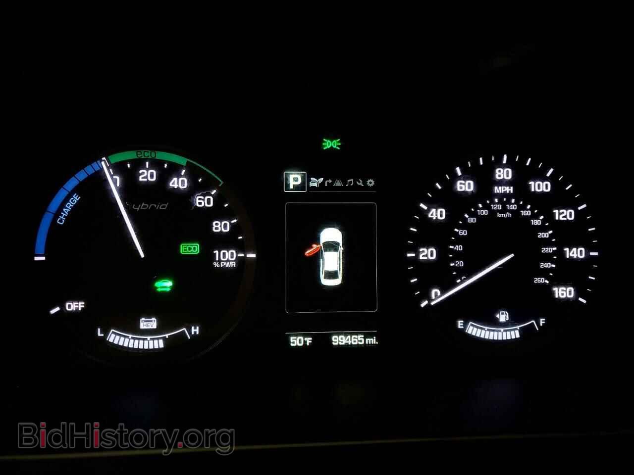 2016 HYUNDAI SONATA - VIN: KMHE34L18GA024605 - Фото 9