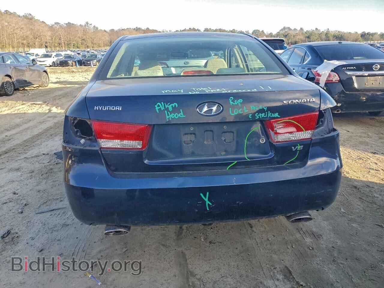 2006 HYUNDAI SONATA - VIN: 5NPEU46F26H108189 - Фото 6