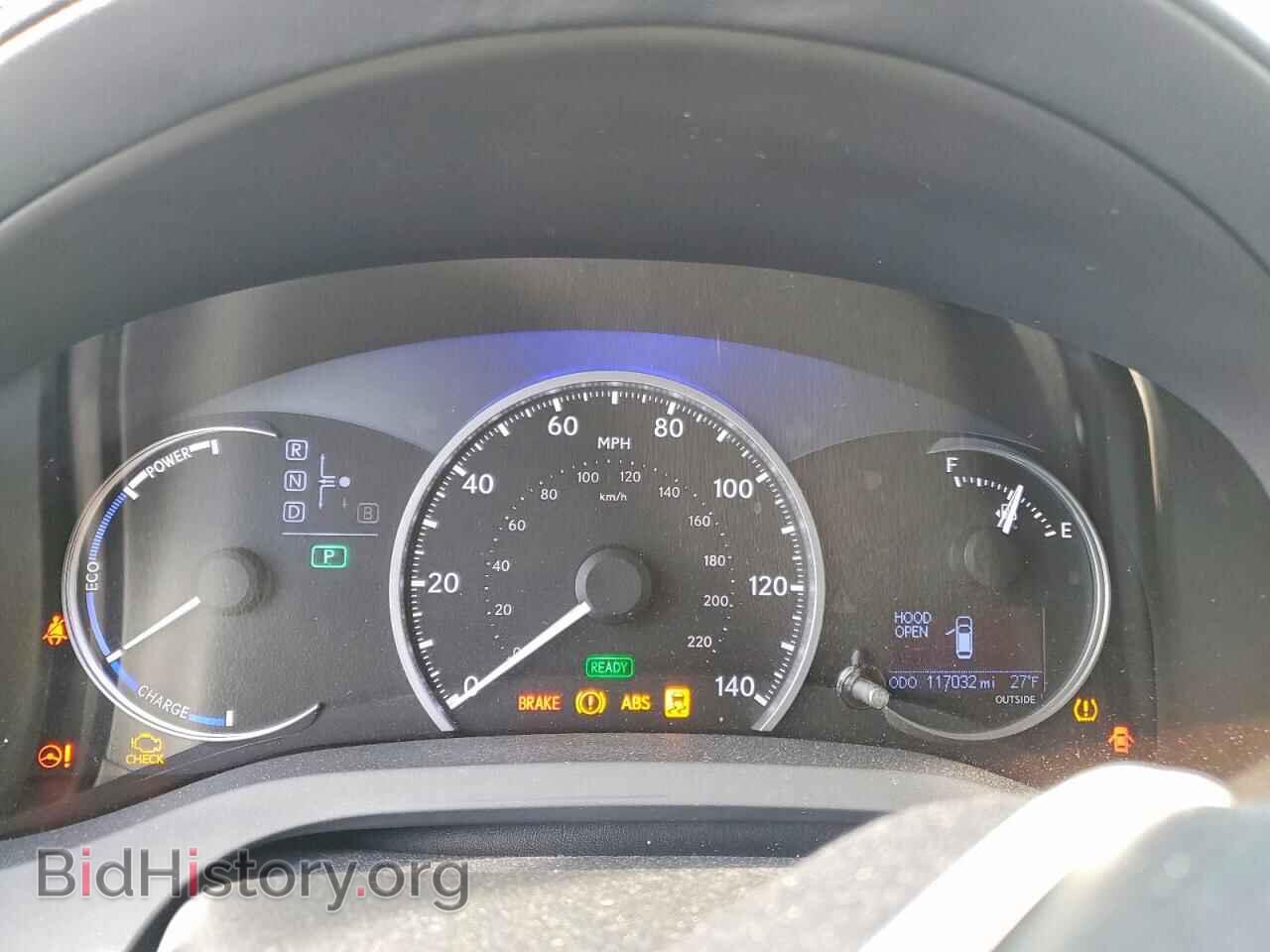 2012 LEXUS CT 200 - VIN: JTHKD5BH4C2109968 - Фото 9