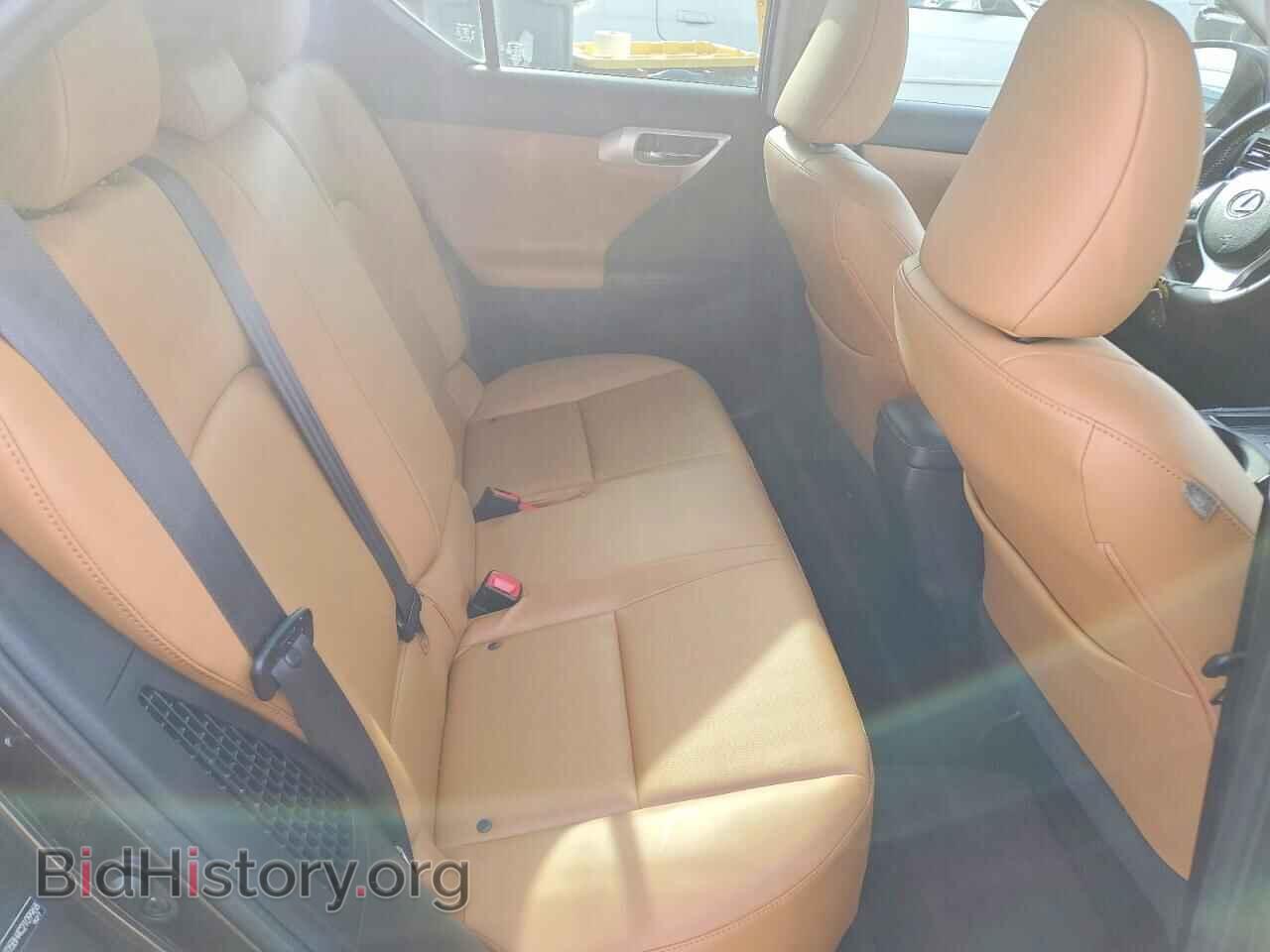 2012 LEXUS CT 200 - VIN: JTHKD5BH4C2109968 - Фото 10