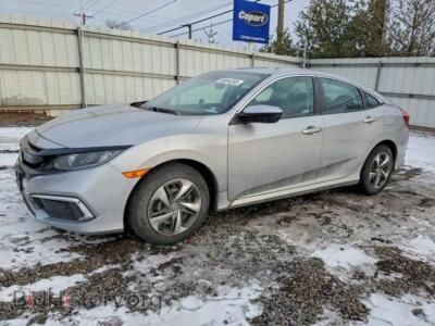 2019 Honda CIVIC LX, silver — VIN 2HGFC2F61KH587768, Copart