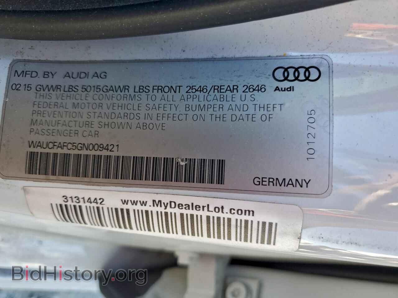 2016 AUDI A6 - VIN: WAUCFAFC5GN009421 - Photo 12