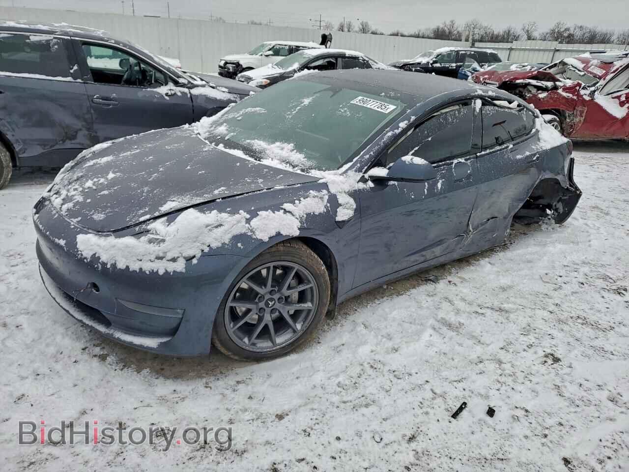 Photo 5YJ3E1EB4NF258724 - TESLA MODEL 3 2022