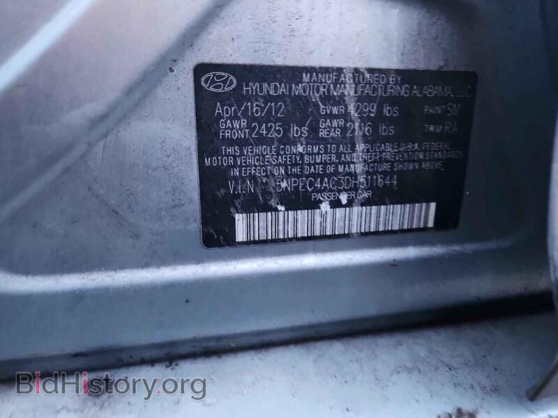 2013 Hyundai SONATA (VIN 5NPEC4AC3DH511644) — photo 13 of 15