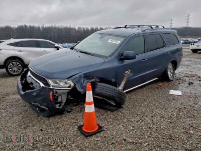 2021 Dodge DURANGO SXT, синий — VIN 1C4RDHAG6MC554749, Copart