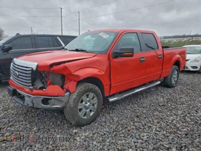 2011 Ford F-150 Supercrew, красный — VIN 1FTFW1EF3BFA21730, Copart