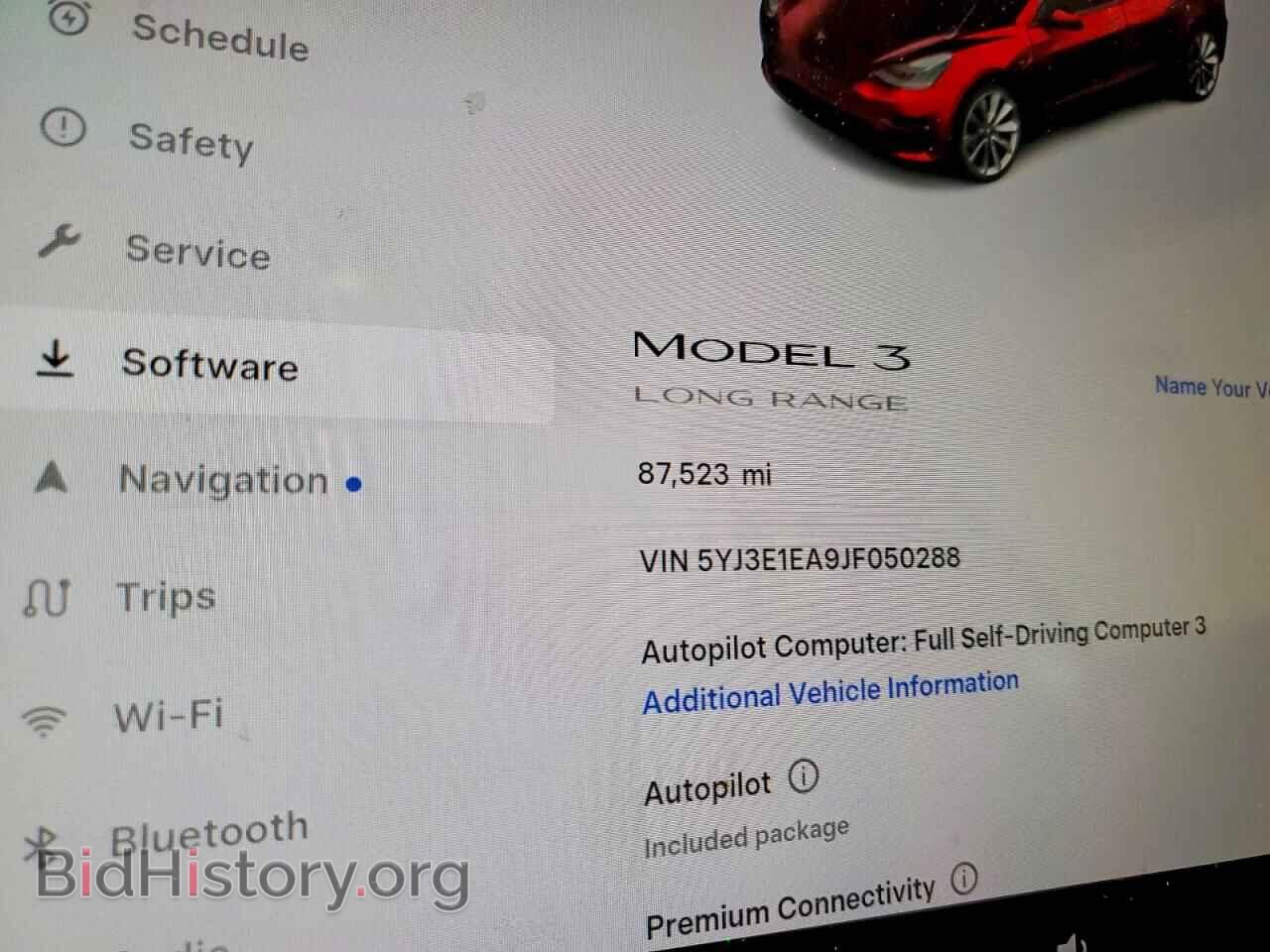 2018 TESLA MODEL 3 - VIN: 5YJ3E1EA9JF050288 - Photo 9