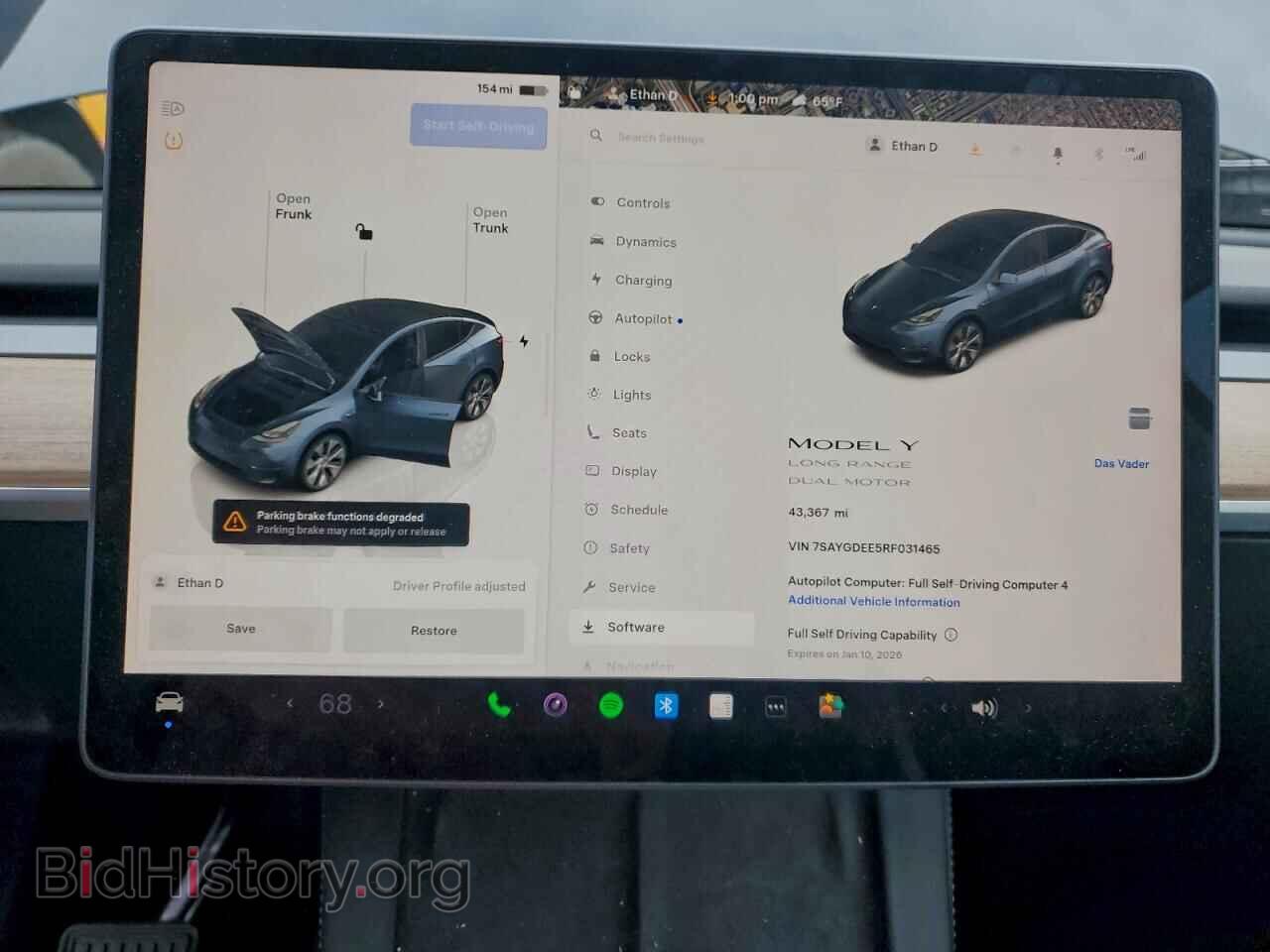 2024 TESLA MODEL Y - VIN: 7SAYGDEE5RF031465 - Photo 9