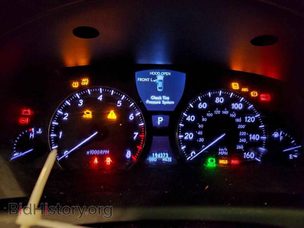 2007 LEXUS LS460 - VIN: JTHBL46F275049103 - Фото 9