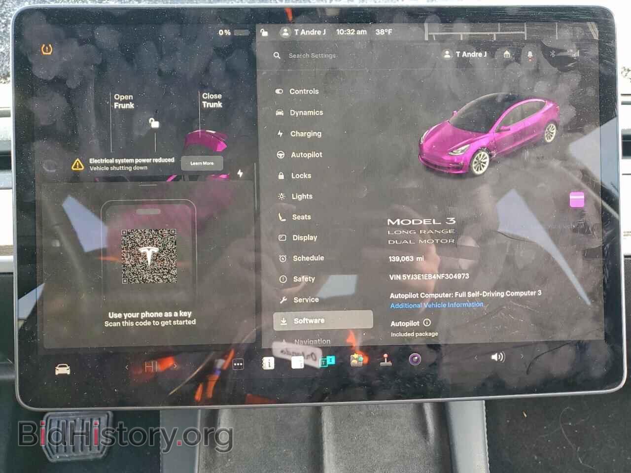 2022 TESLA MODEL 3 - VIN: 5YJ3E1EB4NF304973 - Photo 9