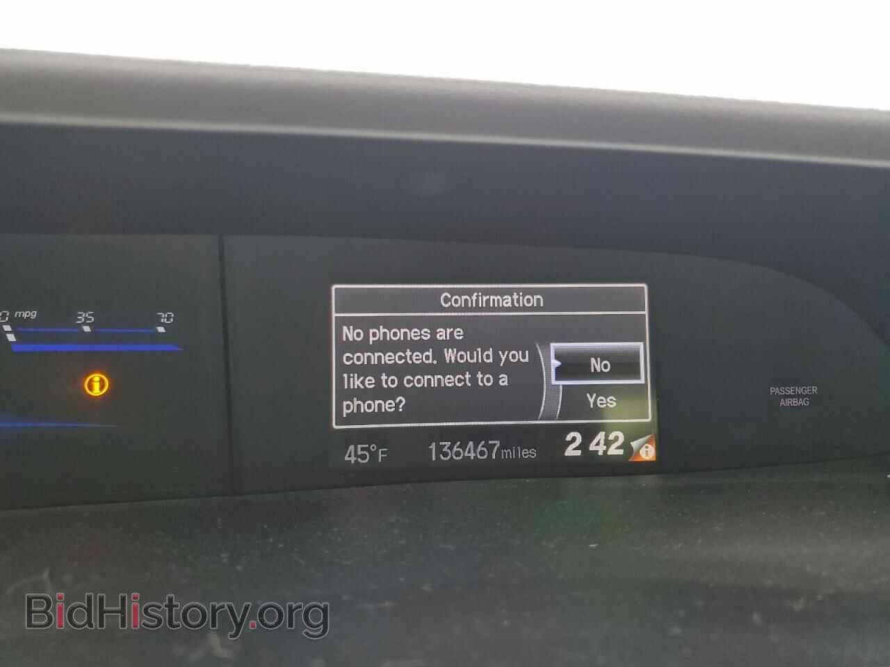 2012 HONDA CIVIC - VIN: 19XFB2F85CE343279 - Фото 9