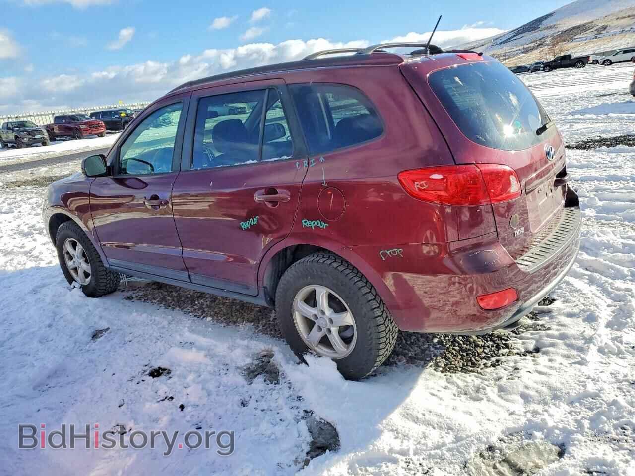 2007 HYUNDAI SANTA FE - VIN: 5NMSG13D87H048445 - Фото 2