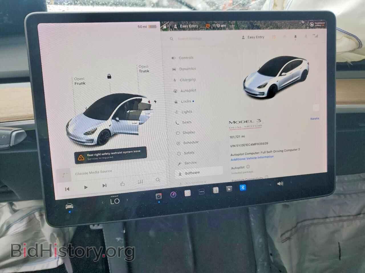 2021 TESLA MODEL 3 - VIN: 5YJ3E1EC4MF935939 - Photo 9