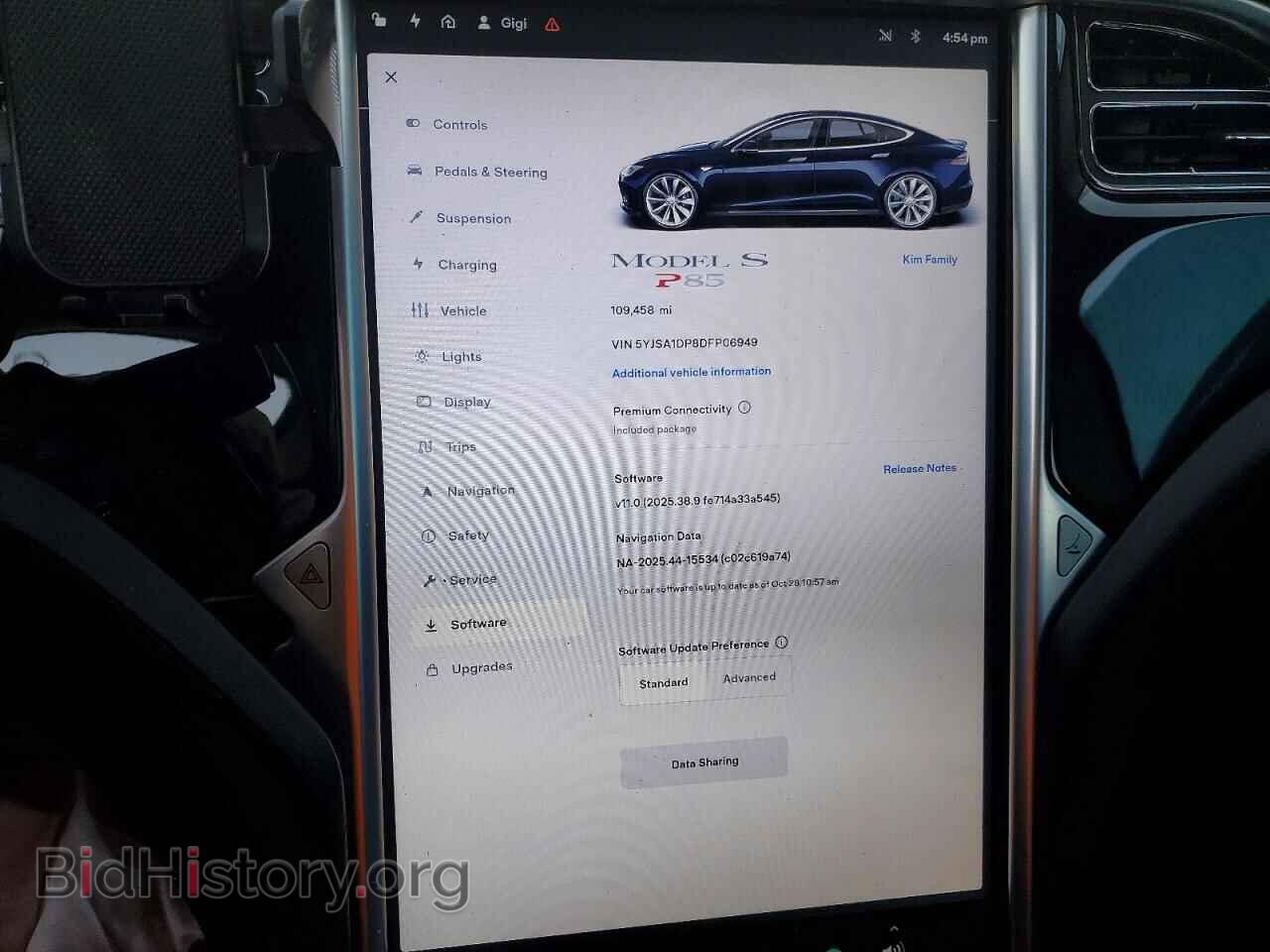 2013 TESLA MODEL S - VIN: 5YJSA1DP8DFP06949 - Фото 9