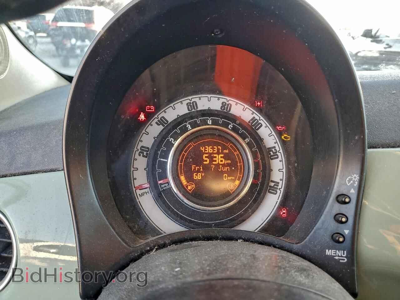 2013 FIAT 500 - VIN: 3C3CFFAR9DT554596 - Фото 9