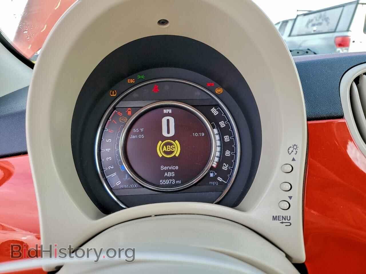2017 FIAT 500 - VIN: 3C3CFFKR0HT547900 - Фото 9