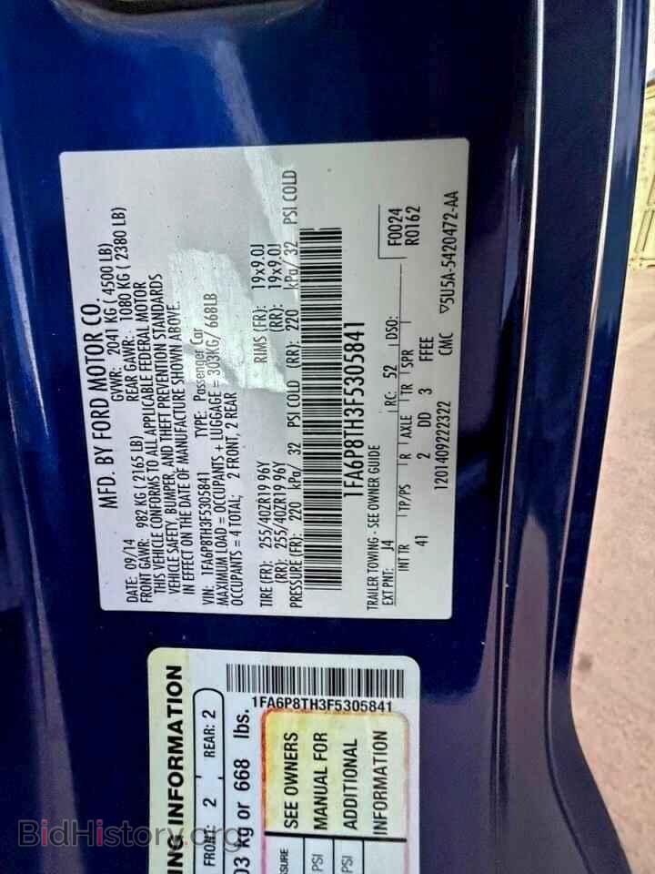 2015 FORD ALL Models - VIN: 1FA6P8TH3F5305841 - Photo 10