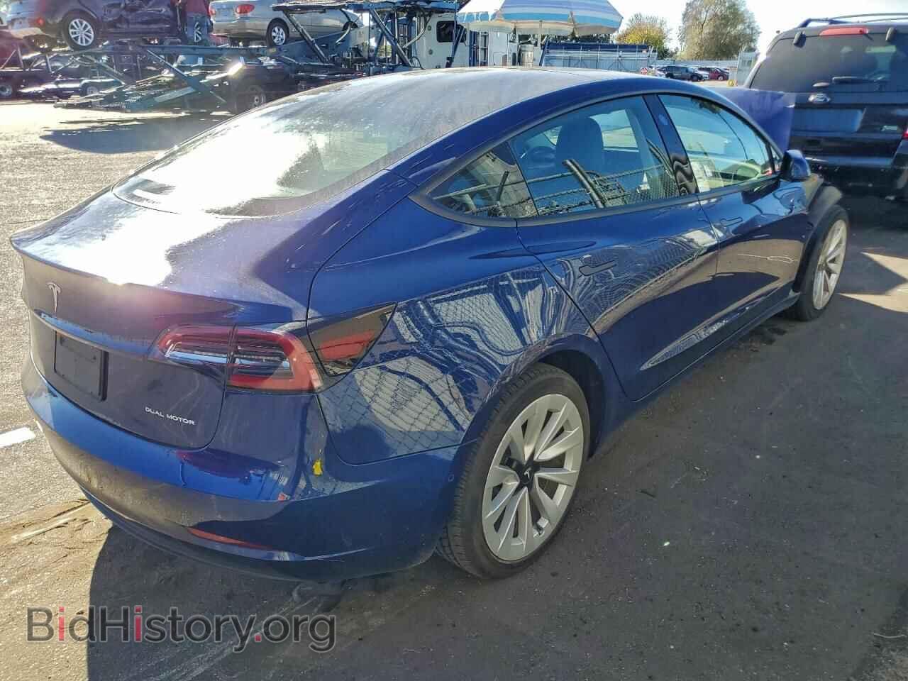 2022 TESLA MODEL 3 - VIN: 5YJ3E1EB2NF317463 - Фото 3