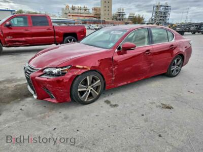 2016 Lexus GS350 350 Base, красный — VIN JTHBZ1BL4GA001442, Copart