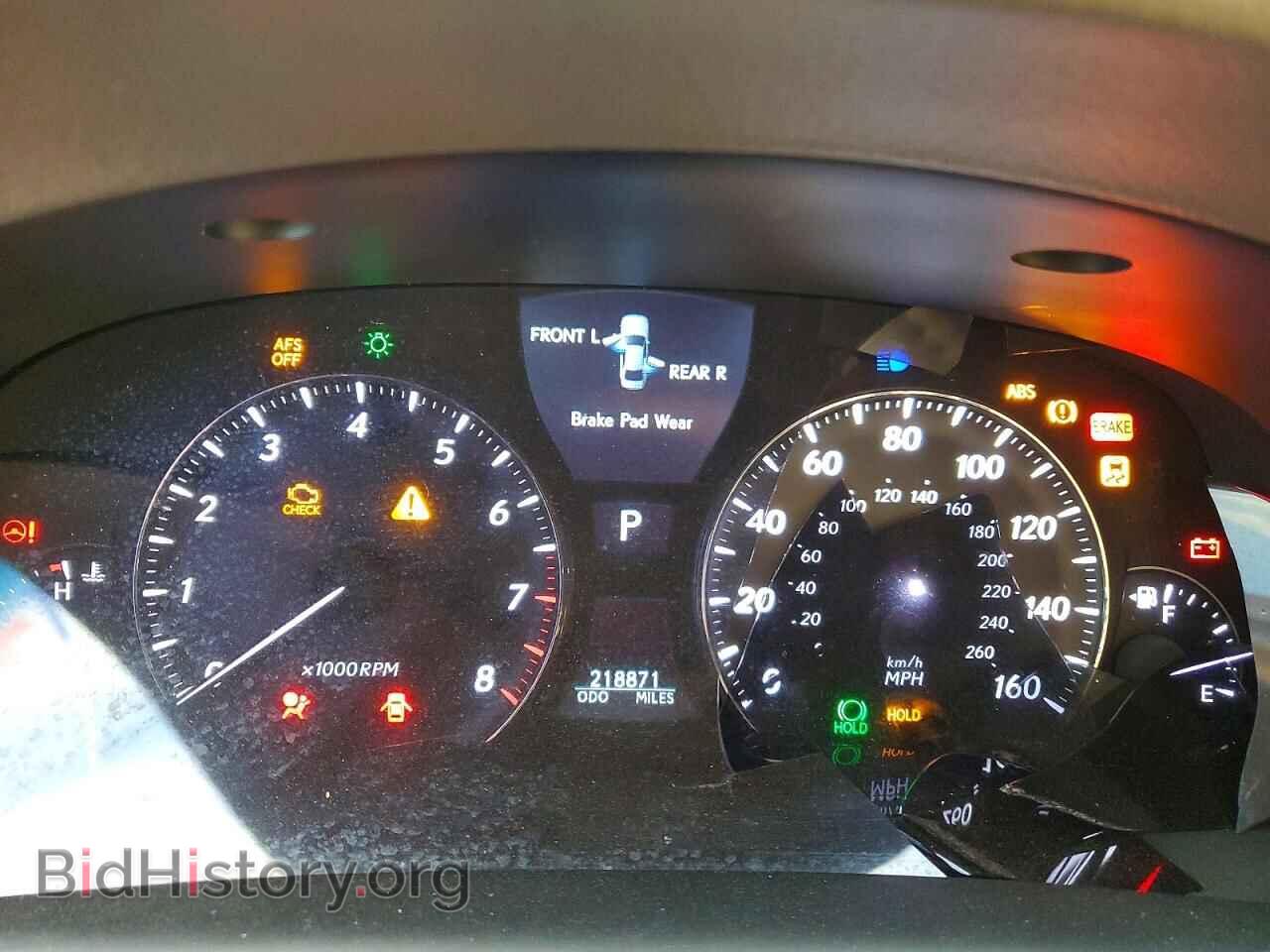 2010 LEXUS LS460 - VIN: JTHGL5EF6A5039596 - Фото 9