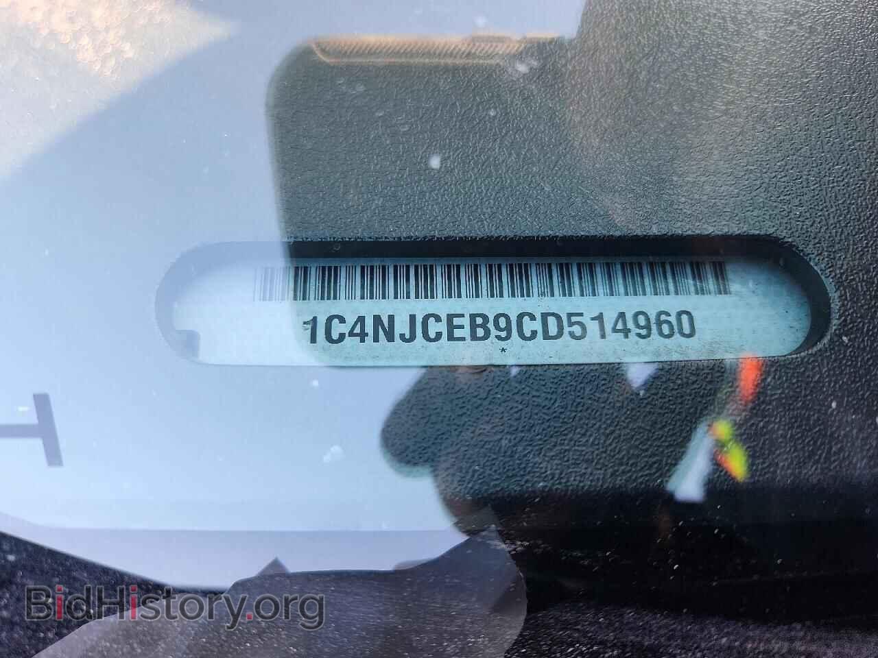 2012 JEEP COMPASS - VIN: 1C4NJCEB9CD514960 - Фото 14