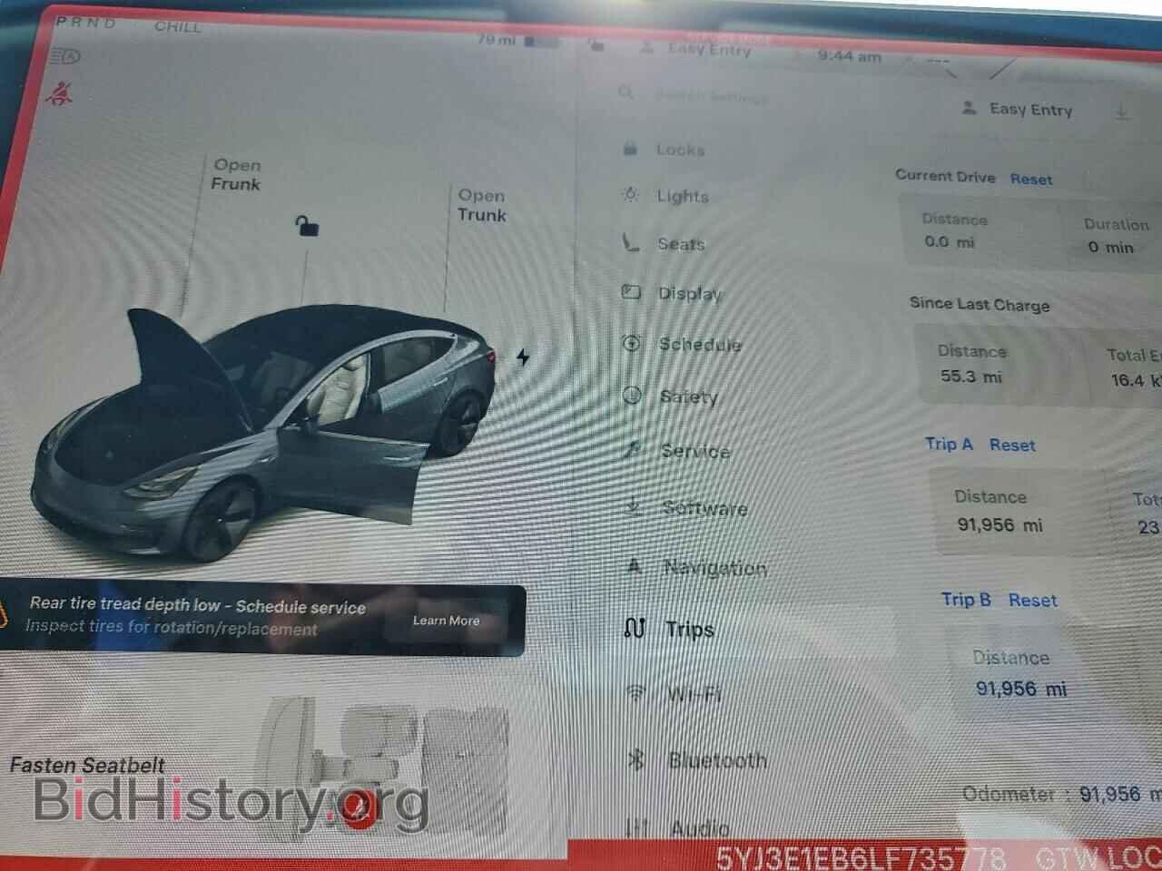 2020 TESLA MODEL 3 - VIN: 5YJ3E1EB6LF735778 - Фото 9