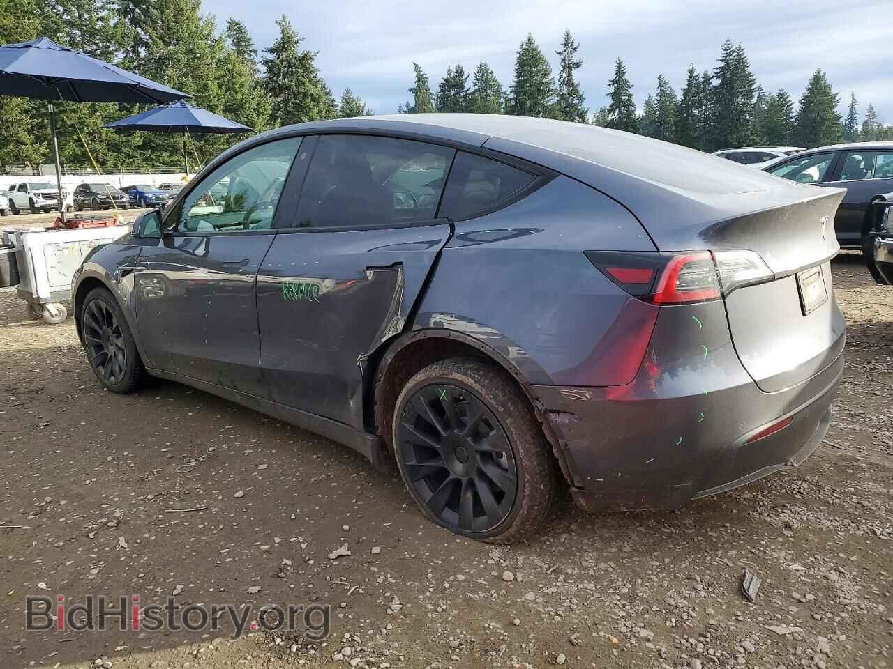 2022 TESLA MODEL Y - VIN: 7SAYGAEE2NF541023 - Фото 2