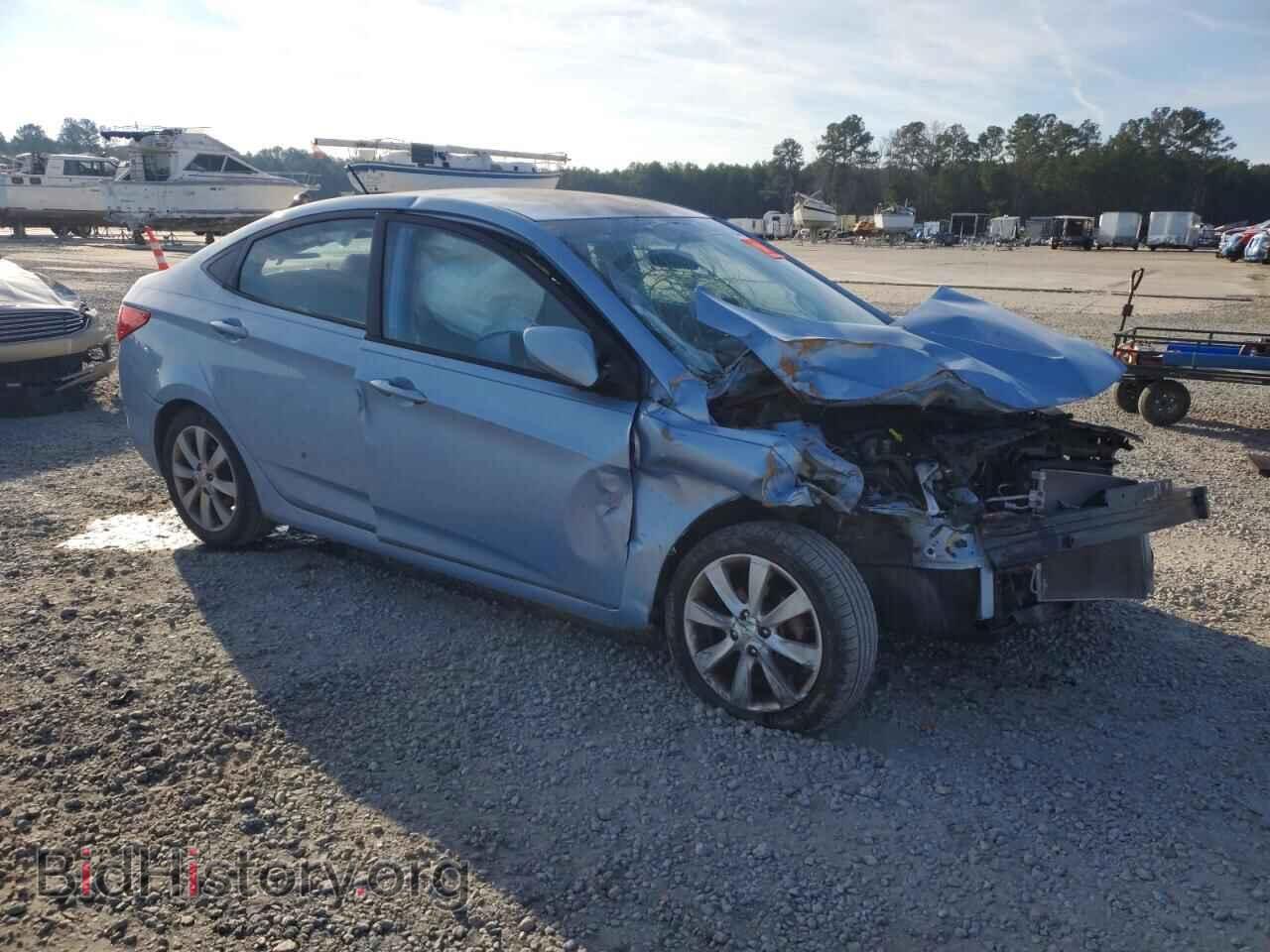 2013 HYUNDAI ACCENT - VIN: KMHCU4AE6DU582392 - Фото 4