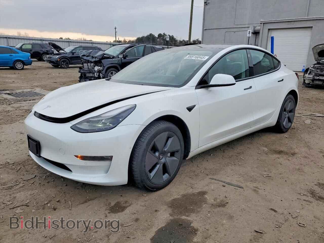 Photo 5YJ3E1EB2NF114573 - TESLA MODEL 3 2022