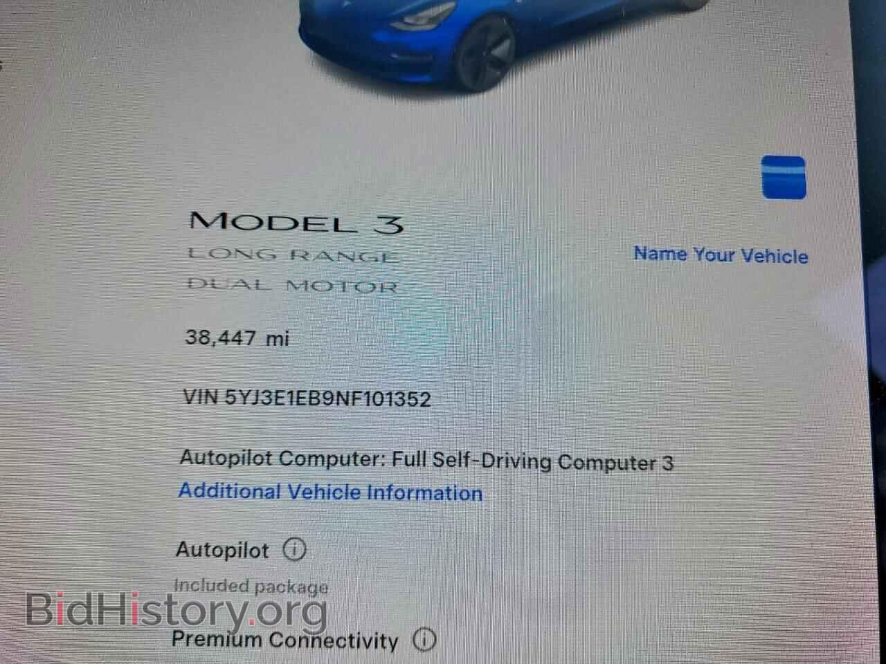 2022 TESLA MODEL 3 - VIN: 5YJ3E1EB9NF101352 - Photo 9