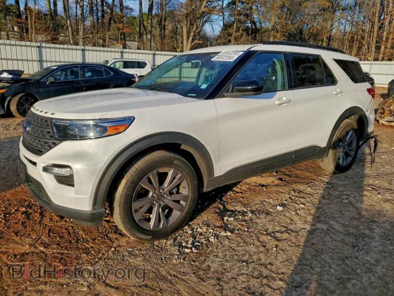 2022 Ford EXPLORER XLT (VIN 1FMSK8DH6NGA99077) — фото 1 из 15, Copart, повреждение: задняя часть