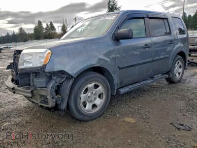 2012 Honda PILOT LX, charcoal — VIN 5FNYF4H21CB014509, Copart