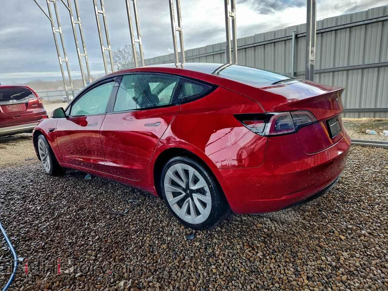 2022 TESLA MODEL 3 - VIN: 5YJ3E1EA2NF288764 - Фото 2