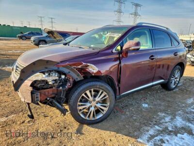 2013 Lexus RX350 350 Base, бордовый — VIN 2T2BK1BA0DC222561, Copart