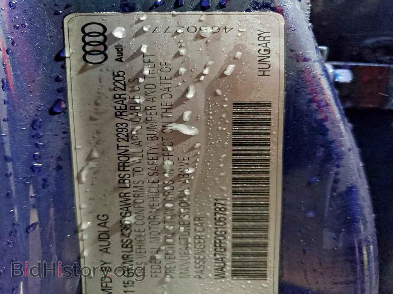 2016 AUDI A3 - VIN: WAUA7GFF0G1057871 - Фото 12
