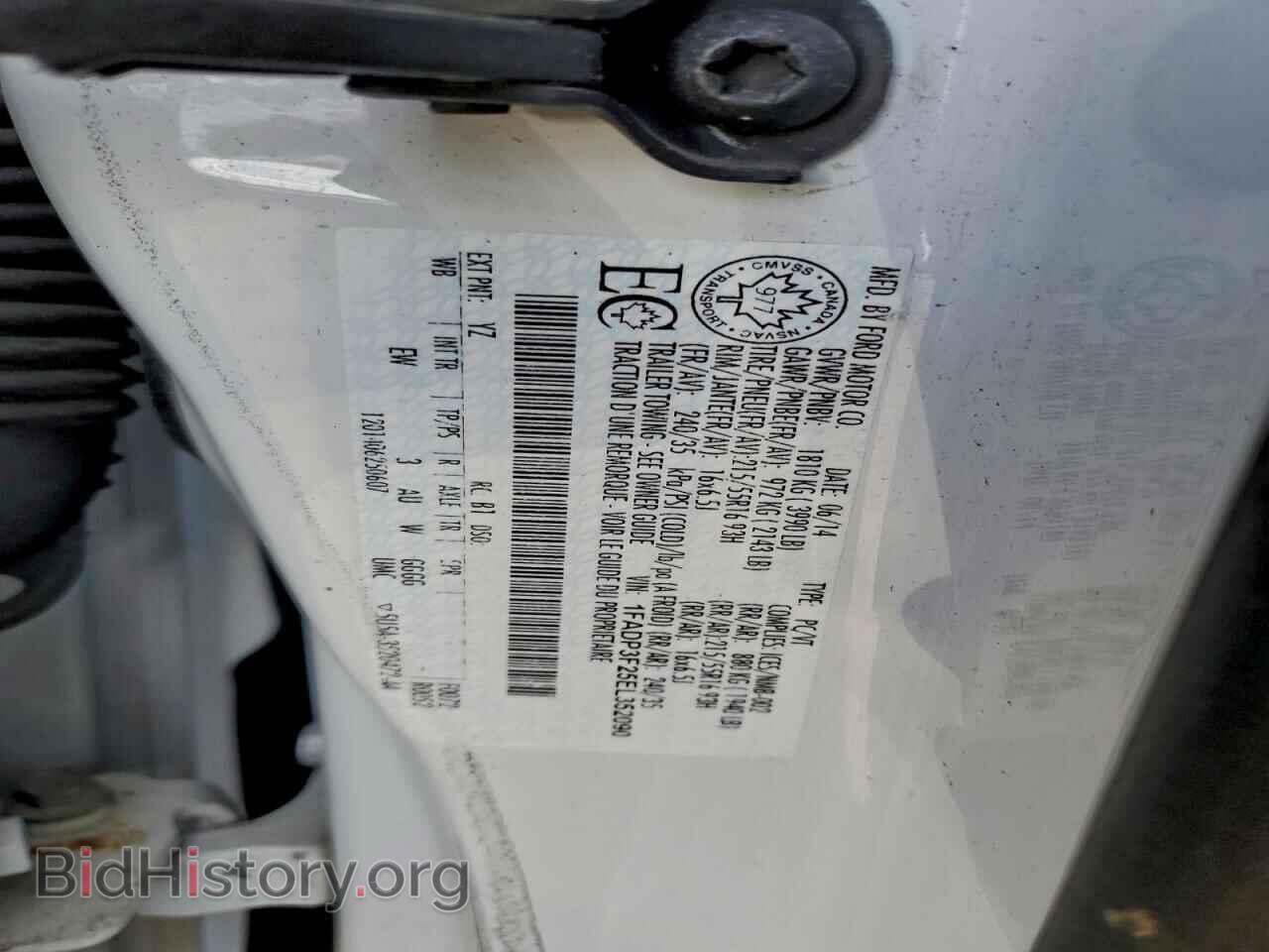 2014 FORD FOCUS - VIN: 1FADP3F25EL352090 - Фото 12