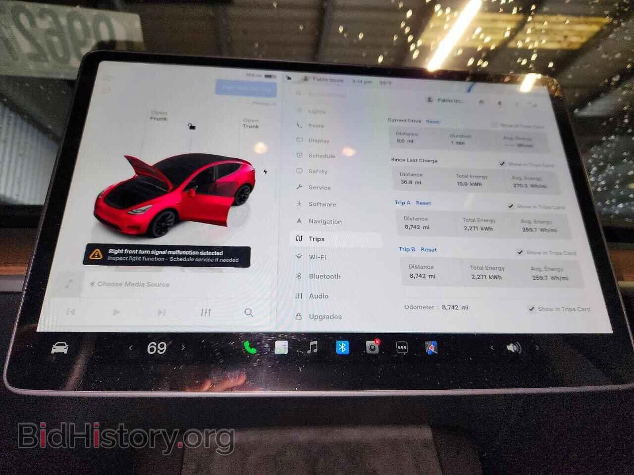 2025 TESLA MODEL Y - VIN: 7SAYGDED0SF311906 - Фото 9