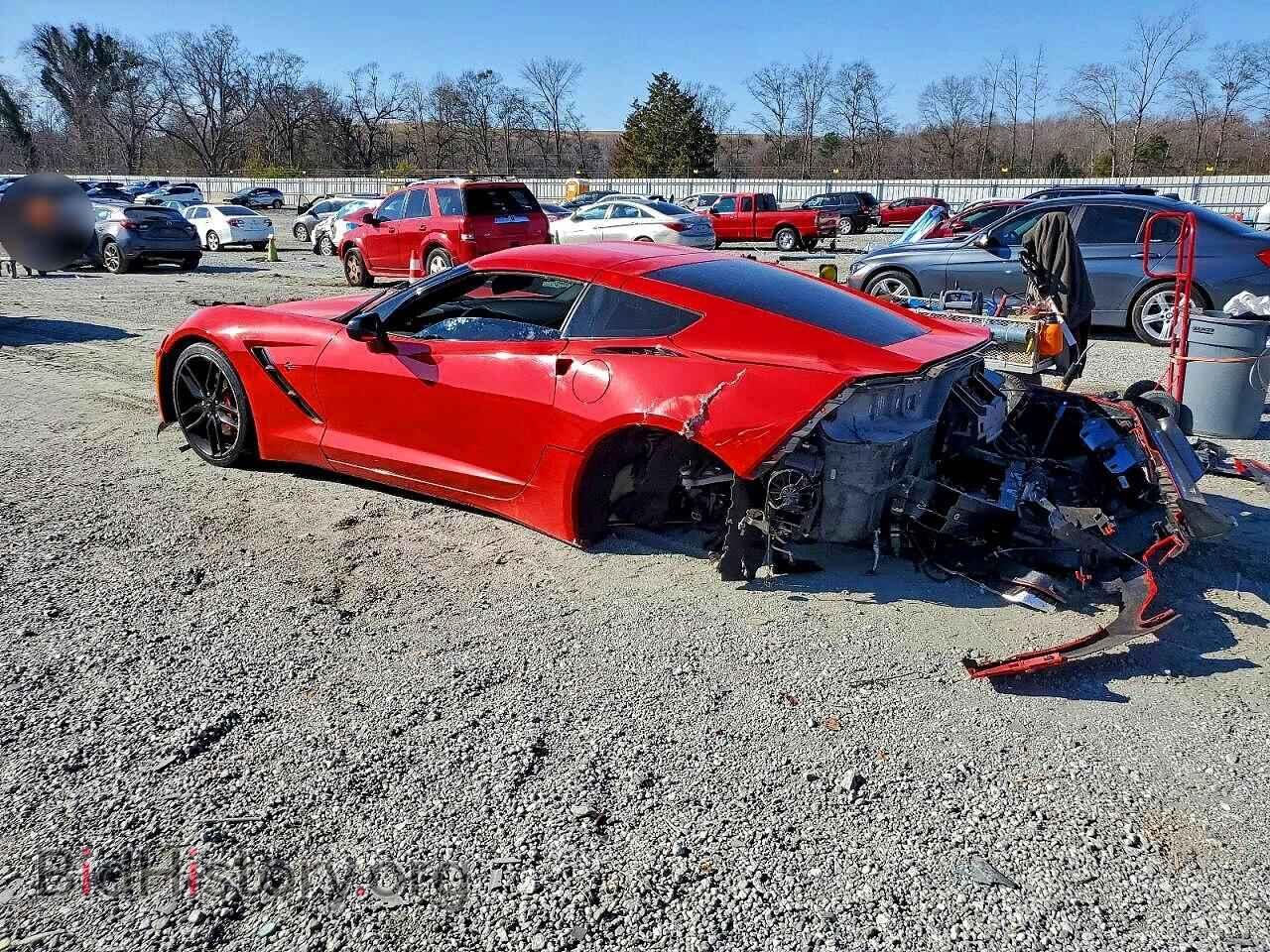 2017 CHEVROLET CORVETTE - VIN: 1G1YB2D76H5116570 - Фото 2